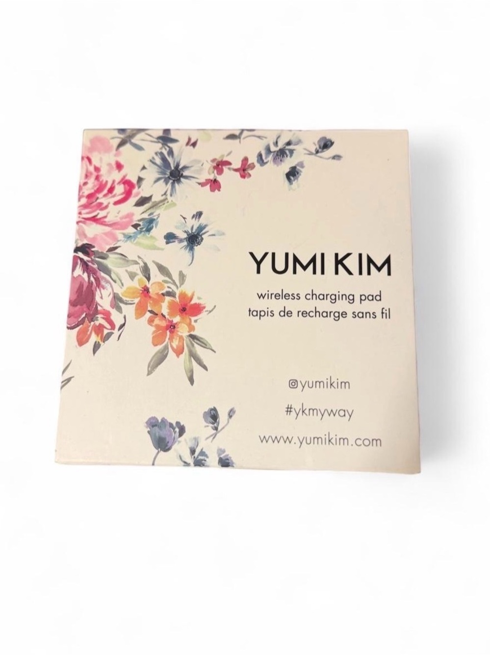 Yumi Kim wireless charging pad with floral design